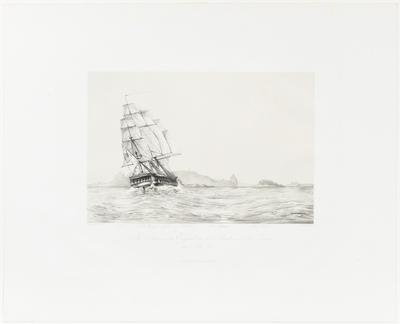 Der Riese an der Einfahrt in die Bucht von Rio Janeiro den 5" Septbr. 1842