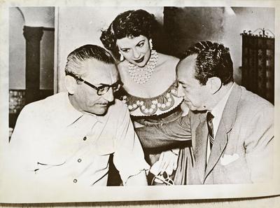 Ary Barroso, Maria Antonieta Pons e Fernando Hernandez Bravo