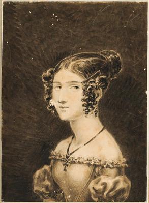 [Retrato de Gabriela Herminia de Robert d'Escragnolle, baroneza de Taunay]