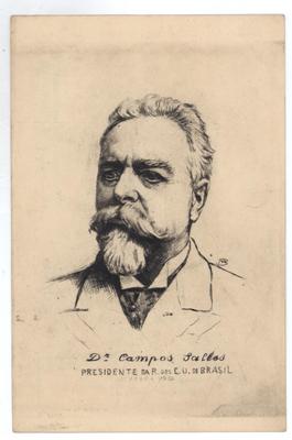 Campos Salles (desenho em cartão-postal)