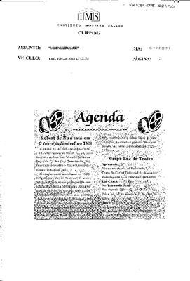 Agenda: Robert de Niro está em O touro indomável no IMS