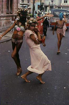 Série Bahia Antiga e Nova - Foliões de bloco carnavalesco