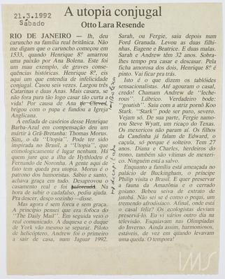 A utopia conjugal