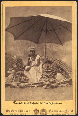 Vendedora de frutas no Rio de Janeiro