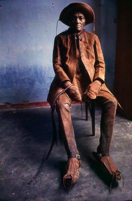 Série Sertões - Vaqueiro descansa após vaquejada