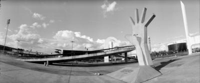 Vista externa do Memorial da América Latina