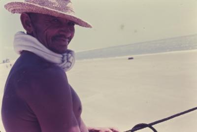 Vila de pescadores no litoral sul, próximo ao Quilombo de Sibaúma