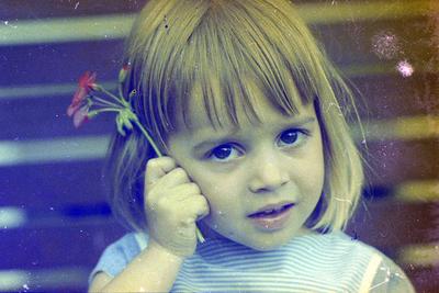 Sandra de Camargo Vianna Levy - criança