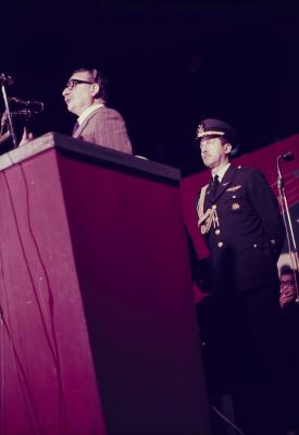 Salvador Allende e Augusto Pinochet