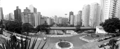 Panorama da avenida 9 de Julho e arredores