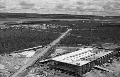Palácio do Planalto em construção