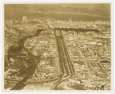 Vista aérea do Canal do Mangue