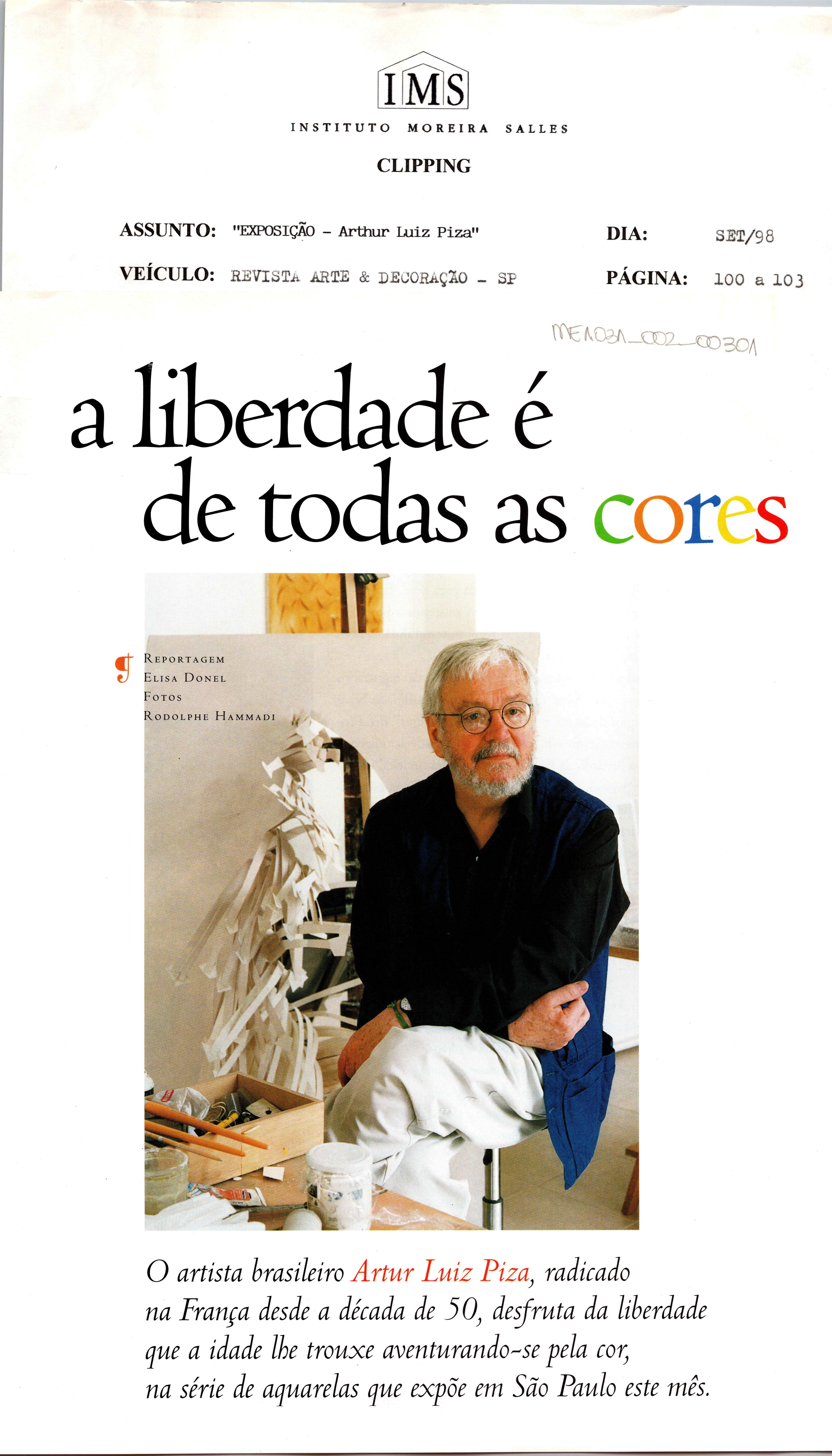 Liberdade é de todas as cores