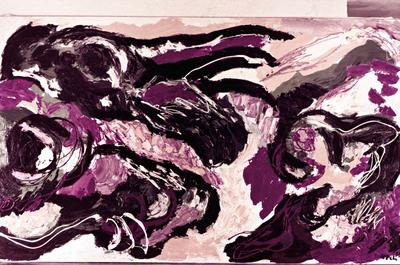 Sede da Unesco - pintura de Karen Appel