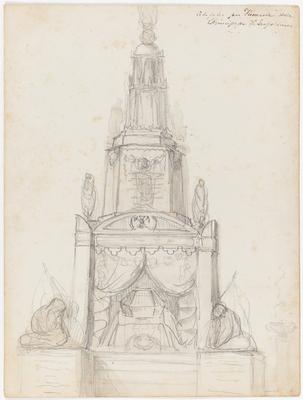 Catafalco per Fúnerale della Principessa Dª. Leopoldina