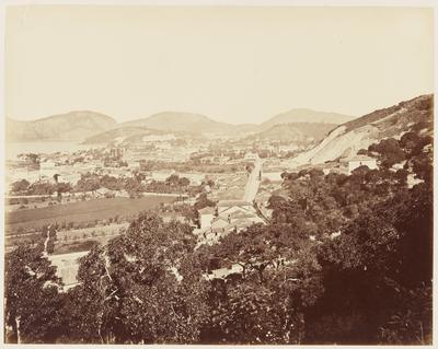 Vista do bairro do Catete a partir da Glória