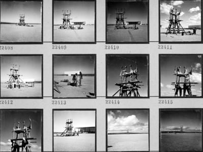 "Os Candangos" ou "Os Guerreiros", escultura de Bruno Giorgi