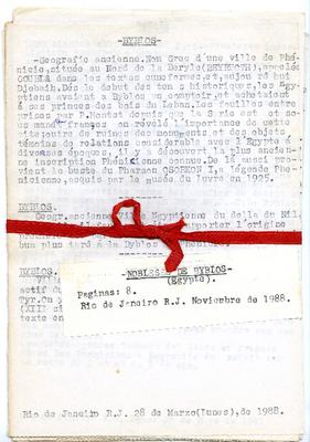 Apontamentos sobre a nobreza de Byblos