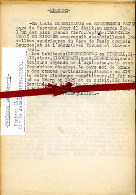 Apontamentos sobre a região de Bigorre