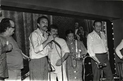 Elizeth com Luiz Chaves e Rubinho Barsotti