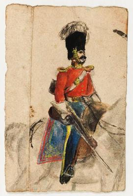 [Militar europeu a cavalo]