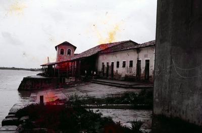 Casas à beira do Rio Parnaíba
