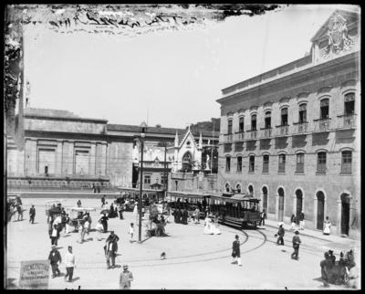 Largo da Carioca, com chafariz de 35 bicas