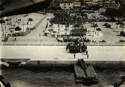 Chegada da família real da Bélgica ao Rio de Janeiro