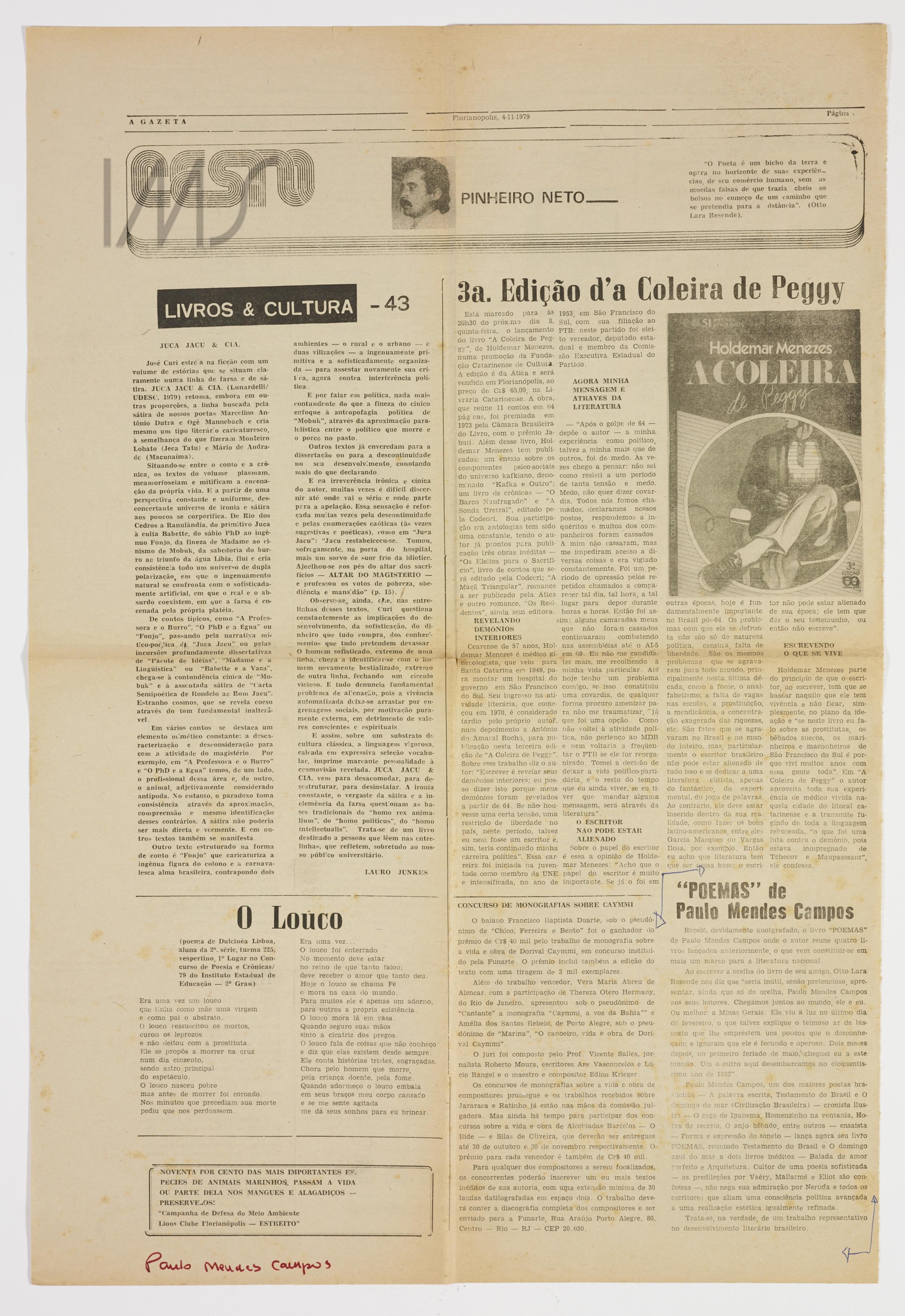 Poemas de Paulo Mendes Campos