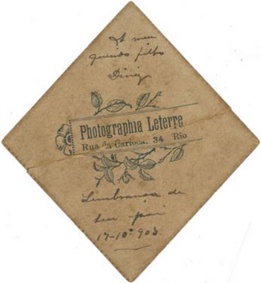 Ernesto Nazareth (verso de fotografia)