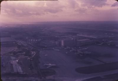 Vista aérea do aeroporto