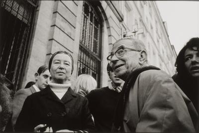 Simone de Beauvoir, escritora, e Jean-Paul Sartre, escritor e filósofo