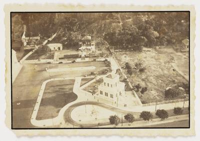 Vista de parte da área militar na Praia Vermelha