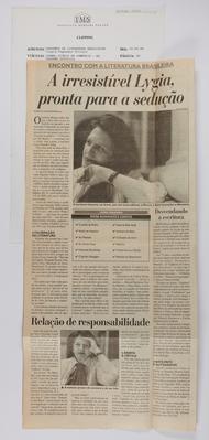 Encontro com Literatura Brasileira: A irresistível Lygia, pronta para a sedução