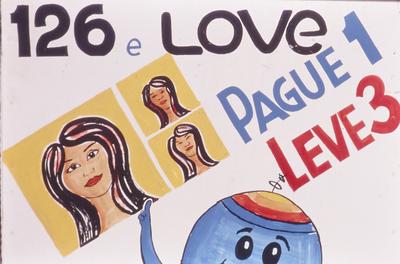 Flagrante de rua - placas, letreiros e cartazes