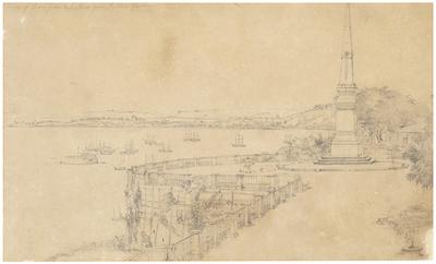 (Panorama do bonfim visto dos jardins públicos)