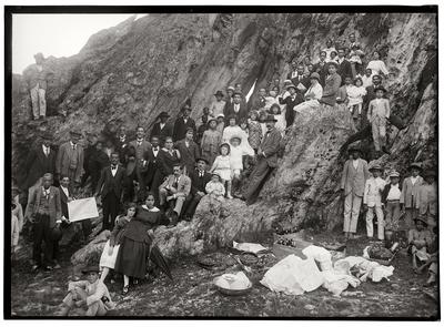 Piquenique na serra do barão; José de Lota e Pedro Miranda, entre outros
