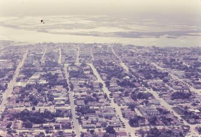 Vista aérea da cidade