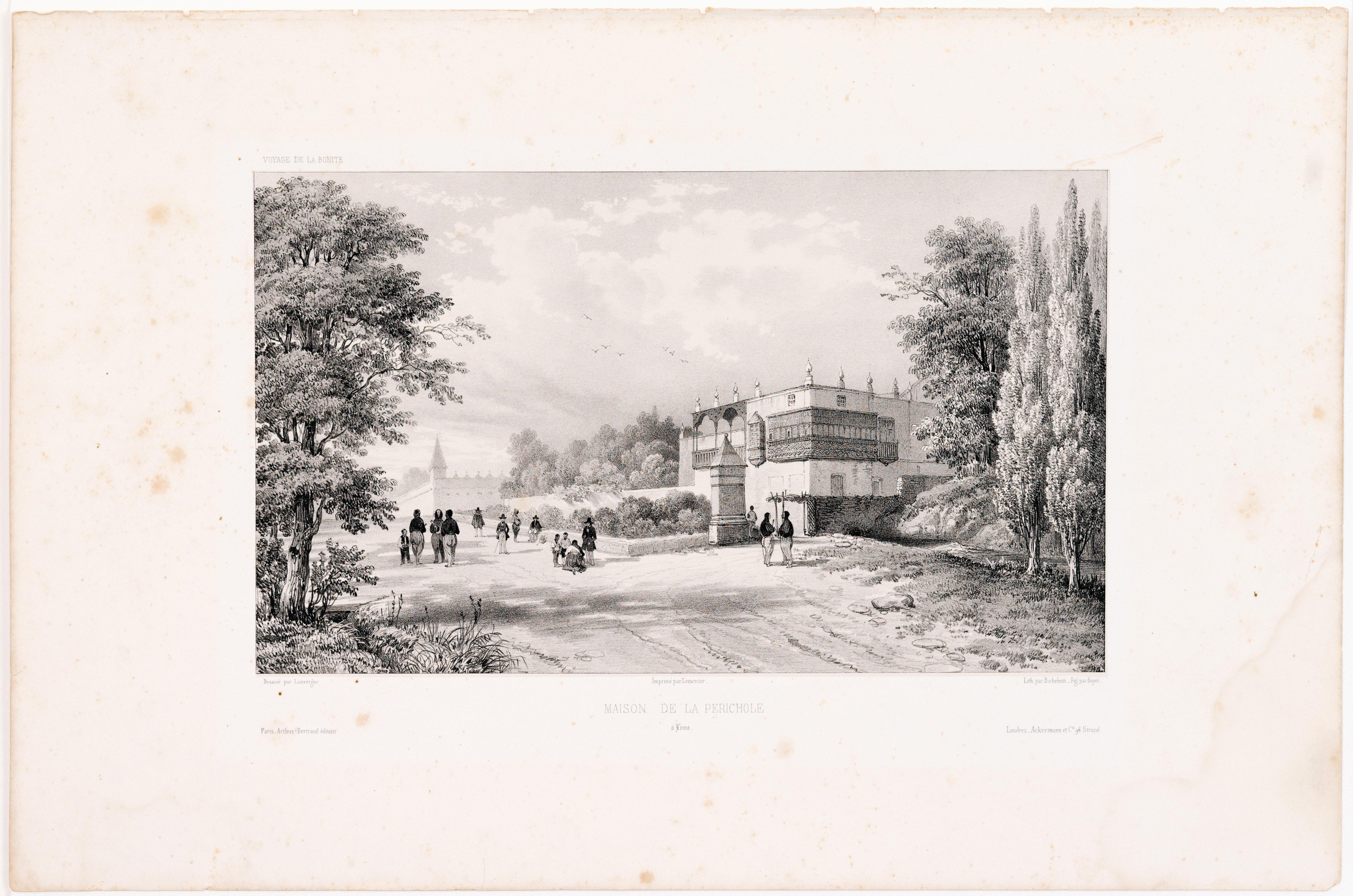 Voyage de La Bonite. Maison de La Perichole à Lima