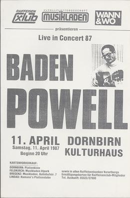 Baden Powell - Live in Concert 87