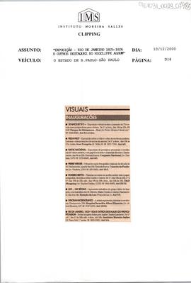 Rio de Janeiro, 1825-1826 e outros destaques do Highcliffe Álbum.