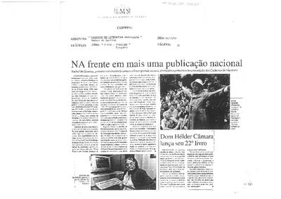 Na frente em mais uma publicação nacional: Rachel de Queiroz, primeira ;romancista brasileira a fazer grande sucesso, é também a primeira a ter ;uma edição dos Cadernos de Literatura