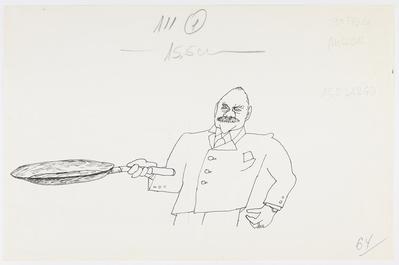 O presidente Collor com seu mais novo instrumento de trabalho