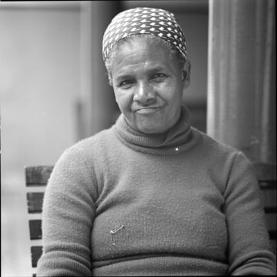 Idosa não identificada, residente da Casa Ondina Lobo