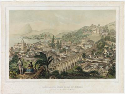 8. Panorama da Cidade do Rio de Janeiro Tomado do morro de St. Antonio à vôo de Passaro