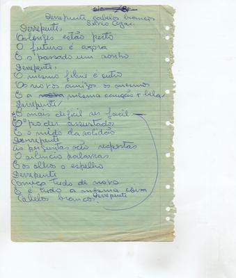 De repente cabelos brancos