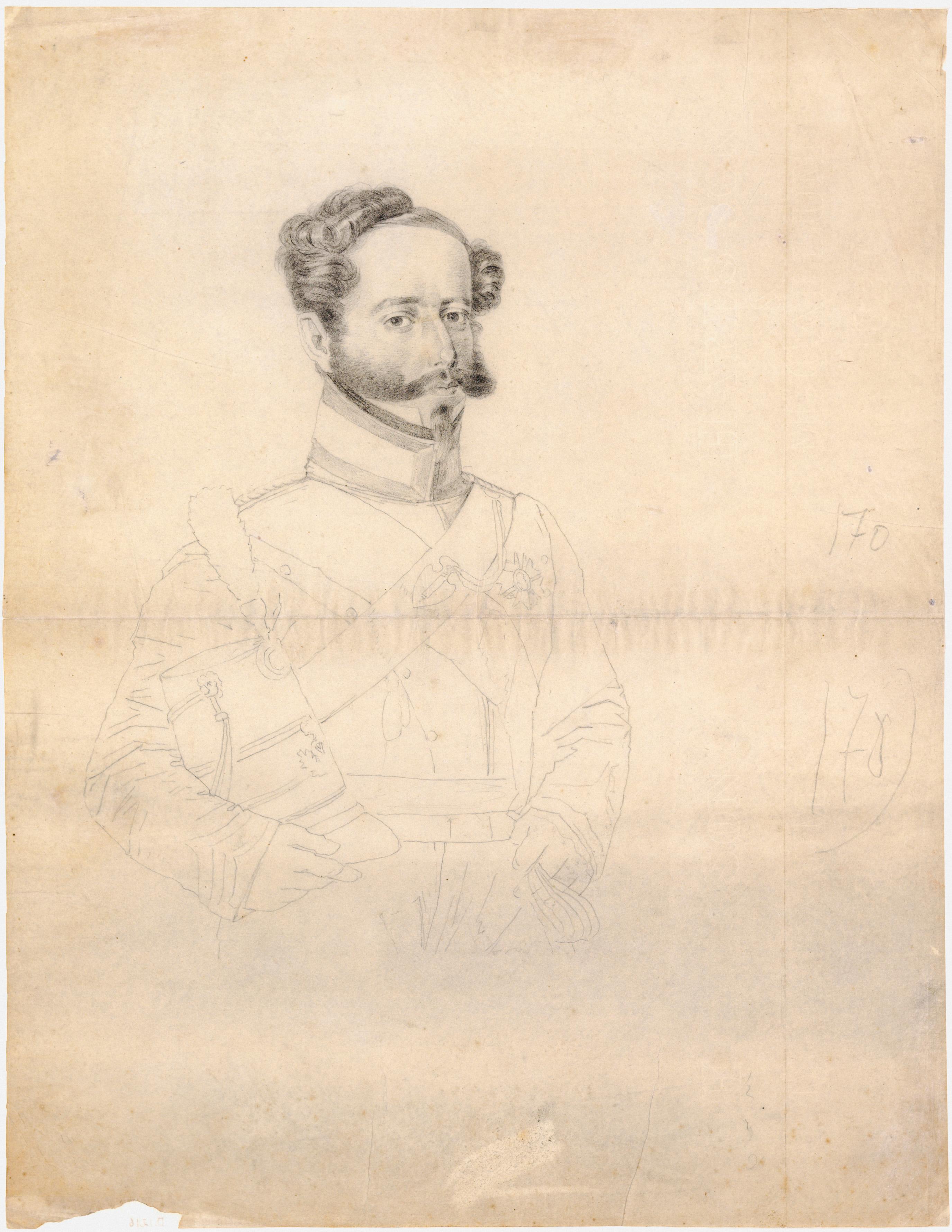 [Estudo para retrato de D. Pedro I como Duque de Bragança]