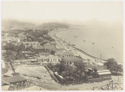 Vista da Avenida Beira-Mar em construção