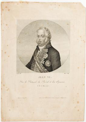 Jean VI. Roi de Portugal, du Brésil et des Algarves. Né le 13 Mai 1767
