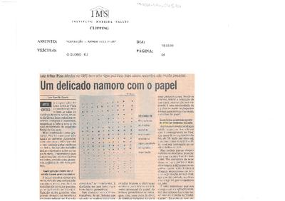 Um delicado namoro com o papel: Luiz Arthur Piza: Mostra no IMS tem alto ;rigor poético, mas obras recentes são muito pesadas